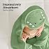 KeaBabies Hooded Baby Towel for Newborn - Viscose Derived from Bamboo Large Baby Bath Towels with Hood for Boys, Girls, Toddler, Extra Absorbent & Soft Newborn Bath Essentials (Alligator, Regular)