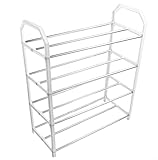 【Grande capacité de stockage de chaussures】: avec plusieurs niveaux et un grand espace entre les étagères, cette étagère à chaussures peut accueillir un grand nombre de chaussures. Il peut contenir différents types de chaussures, y compris des baskets, des talons hauts, des bottes, et plus encore.