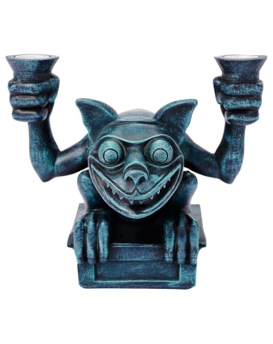 Spirit Halloween Disney The Haunted Mansion Gargoyle Candle Holder, Multicolor