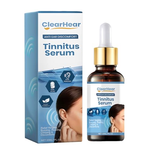 KOAHDE Alivio del Tinnitus para el Zumbido de Oídos,Líquido para los Oídos,Aceite Para El Cuidado De Las Orejas,Solución para El Cuidado de Los Oídos,Gotas Para La Picazón De Las Orejas