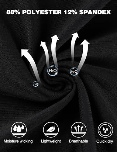 Boys Compression Tank Tops, 3 Pack Athletic Quick Dry Sleeveless Undershirts, Tagless Base Layer Shirt for Youth Kids3