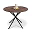 Wood Grain Foldable Round Dining Table