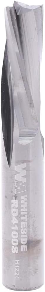 Whiteside Router Bits RD4100S Slow Spiral Bit with Down Cut Solid Carbide 3/8-Inch Cutting Diameter and 1-Inch Cutting Length