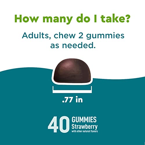 Nature Made Wellblends Stress Relief Gummies, L theanine 200mg to Help Reduce Stress, with GABA 100mg, Same Day Stress Support, 40 Strawberry Flavor Gummies - Image 5