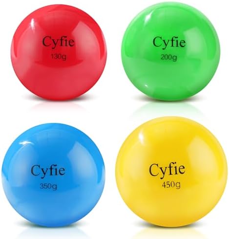 Cyfie Heavy Weighted Baseball/Softball for Hitting,Heavy Balls for Hitting, Batting Training, Pitching Practice and Throwing(6-Pack)