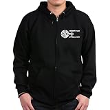 CafePress Space The Final Frontier Sweat à capuche zippé - Noir - Taille Unique