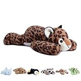 Niuniu Daddy 20' Weighted Stuffed Plush Animal for Kids Adults (Stuffed Leopard 3.3 Pound)