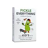 Pickle Everything – The Kids Deck – A Silly & Fun Word Game for Kids, Families & Friends! Fast-Paced Party Game, Perfect for Family Game Night, 3-5 Players, Ages 6+, Quick 20-Minute Play