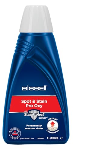 BISSELL Spot & Stain Pro Oxy, Reinigungslösung für Polsterreinigungsgerät, Fleckenentferner für SpotClean Geräte & Pet Stain Eraser, mit StainProtect®, 1L, 20383*
