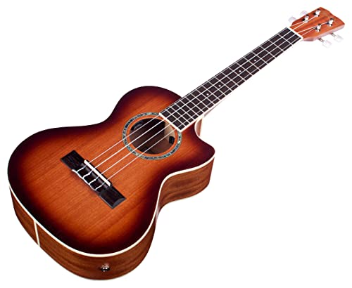 Cordoba 15TM-CE Ukulélé Tenor Finition Edgeburst – Ukulele tenor - Les Beatles, Paul McCartney, John Lennon, RIngo Starr, George Harrison Cordoba 15TM-CE Ukulélé Tenor Finition Edgeburst - Ukulele tenor – Image 8