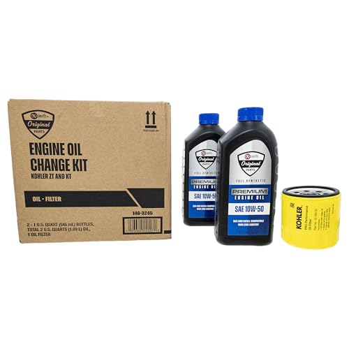 Exmark Oil Change Kit 10W-50 for Kohler ZT KT710-740