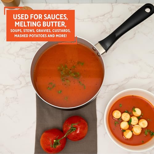 image for IMUSA 2.0 Qt PFAS Free Ceramic Nonstick Saucepan, Small Pot for Sauces
