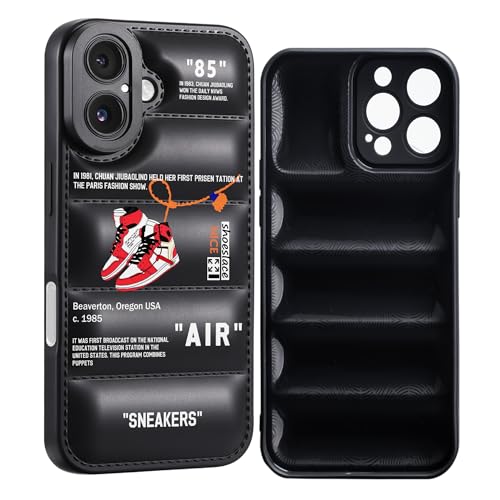 CHBSHENG Cool Design Phone Case for iPhone 17 Case for Boys Men Aesthetic Shockproof Basketball Sneaker Sports Designer Cases Compatible with iPhone 17