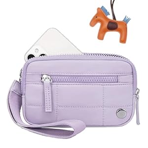 Convely Essential Wristlet, Convely Wristlet Wallet, Wristlet Bags for Women, Nylon Wristlet Bag Purse Waterproof Cell Phone Pouch Handbag with Wrist Strap and Zip