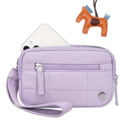 Convely Essential Wristlet, Convely Wristlet Wallet, Wristlet Bags for Women, Nylon Wristlet Bag Purse Waterproof Cell Phone Pouch Handbag with Wrist Strap and Zip