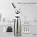 Imagen de B-ARS Dispensador Crema Batida Profesional Acero Inoxidable 1L Incluye Boquillas Decorativas Cepillo Limpieza Ebook Recetas Cocina Espumas Postres Fáciles y Creativos