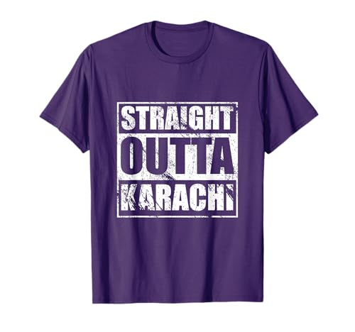 Straight Outta Karachi Shirt for Karachi Heritage Pride T-Shirt