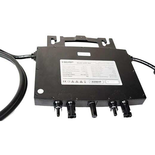MAPLES KIT PANNELLO SOLARE DA BALCONE FOTOVOLTAICO plug&play 800w IMPIANTO COMPLETO INVERTER E 2 PANNELLI - DCU HERF INCLUSA - 880W POTENZA PANNELLI BLACK