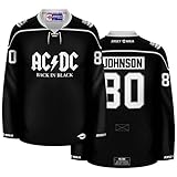 Jersey Ninja AC/DC Back in Black Hockey Jersey