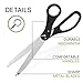 Giant Ribbon Cutting Ceremony Kit - Large 25 Inch Black Grand Opening Scissors and Red Satin Ribbon for Business Openings Special Events and Inaugurations