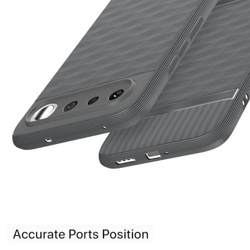 Image of Outlouders Back Cover for Realme 16 5G | Full Camera Protection | TPU Soft Flexible Shockproof Bumper Case (Grey)