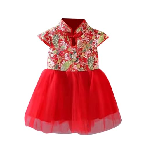 Vestido de princesa para niñas pequeñas de primavera, Rosa., 3-4 años