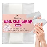 Silk Wrap for Nails 46cm Cracked Nail Repair Kit - Silk Wrap Fingernail Repair Patches for Splits, Cracks and Chips - Broken or Damaged Fingernail Bandages in Mesh Sheets for Natural or Gel Manicures