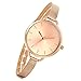 Produktbild LANCARDO Herren Damen Rosegold Uhr Analog mit Edelstahl Mesh Armband (Rosegold)
