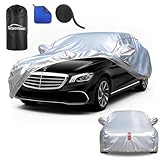 Ngwytong Car Cover Waterproof All Weather for Mercedes-Benz S-Class 2006-2025,All-Around Fastening and 4 Upgrades, 30s Quick-Install for Car Cover