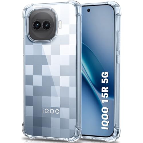 Image of TheGiftKart Crystal Clear Back Cover Case for iQOO 15R 5G | Shockproof Soft TPU Case | Cushioned Edges for Ultimate Protection Back Cover Case for iQOO 15R 5G (TPU, Transparent)