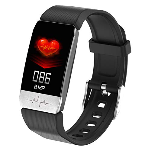 Smart Watch Männer Und Frauen Temperaturmessung EKG-Herzfrequenz-Blutdruckmessgerät Wettervorhersage Trinken Erinnerung,A