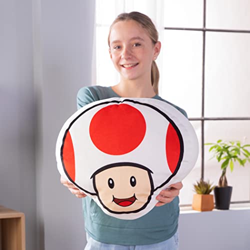 Club Mocchi- Mocchi- Nintendo Super Mario Plush - Toad Plushie - Collectible Squishy Plushies - 15 Inch #TOP5