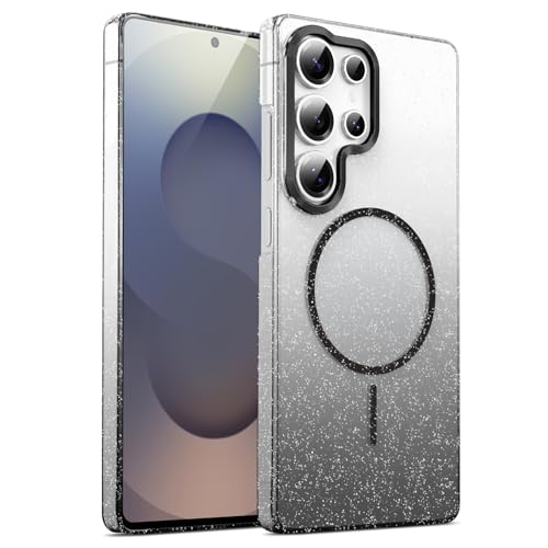Galaxy A26 �P�[�X MagSafe�Ή� ���� �O���b�^�[ �O���f�[�V���� ���C�����X�[�d�Ή� �M�����N�V�[A26 �P�[�X �ϏՌ� �S�ʕی� ���^ �y�� PC�n�[�h�V�F�� ������� �u���b�N