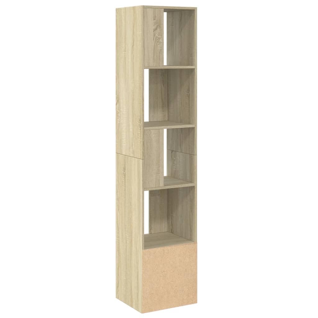 Libreria in legno composito Dub Sonoma 40x36x189 cm con 4 ripiani