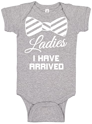 Image of Aiden's Corner Funny Cute Baby Boy Clothes - Cute Infant Handmade Bodysuits - Ladies I Have Arrived