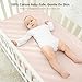 Bearmoss Muslin Crib Sheets - 100% Cotton Baby Crib Sheets Fitted for Standard Crib Mattress & Toddler Bed Mattress 52