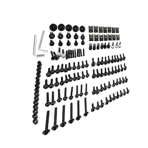 �l�W�t���i �I�[�g�o�C �t���t�F�A�����O�{���g�L�b�g �ɓK�����郄�}�n MT25 N-MAX NMAX125 NMAX155 NVX155 R1 R125 R15 R15V3 R1M R1S ���S�t�F�A�����O�N���b�v �X�s�[�h�i�b�g(Black)