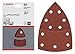 Price comparison product image BOSCH WOOD & PAINT Sanding Sheets (To Fit: BOSCH Electric PSM80A, PSM100A, PSM160A, PSM200AES Sanders & BOSCH Cordless PSM10.8-Li, PSM18-LI & PRIO Sanders) (10/pack, Grit=80) (Application:- For General Wood Surface Sanding & Removing Blemishes) c/w STANLEY KeyTape