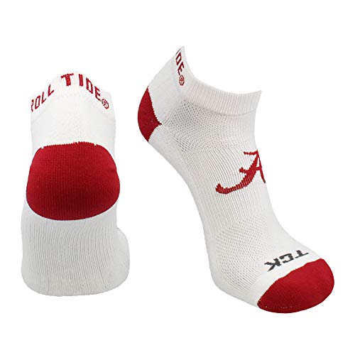 Alabama Crimson Tide Socks Footie No Show