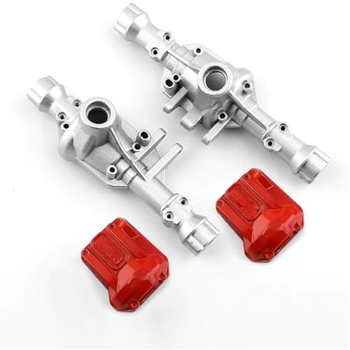 Essieux RC Traxxas TRX-4 en métal argenté de haute précision pour crawler 1/10