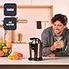 BLACK+DECKER - Spremiagrumi a Leva 350W | Motore AC Pro | 2 Coni | Serbatoio 0,65L o Erogazione Continua | Anti-Goccia | Filtro Polpa | Parti Lavabili | Senza BPA | Acciaio Inox