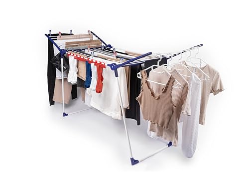 Leifheit Séchoir à Linge Pegasus 200 Solid, Tancarville avec 20m d'étendage