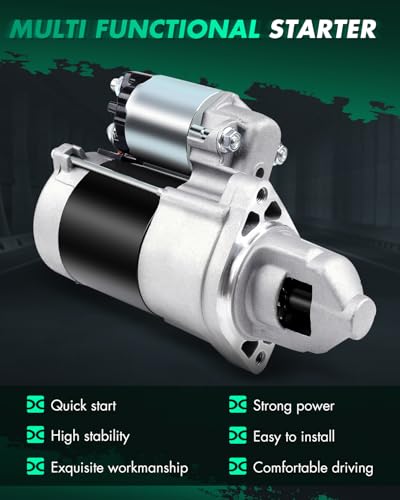 Image of SCITOO Starter Motor fit for Kawasaki FS730V FZ481V FX541V FX600V FX651V FX691V FOR Mowers Replacement Starter 19169