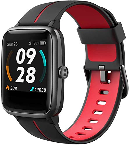 Smartwatch GPS, 5ATM Wasserdicht Fitness Armband 13 Sportmodi Activity Tracker mit Schwimmmodus für Damen Herren Kinder, Voller Touchscreen Aktivitätstracker mit Schrittzähler, Schlafmonitor, Stoppuhr