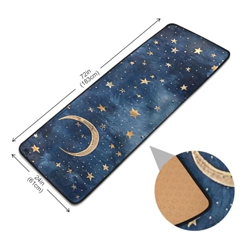 ALAZA Tapete Decorativo 72x24 pulgadas Antideslizante miniatura 3