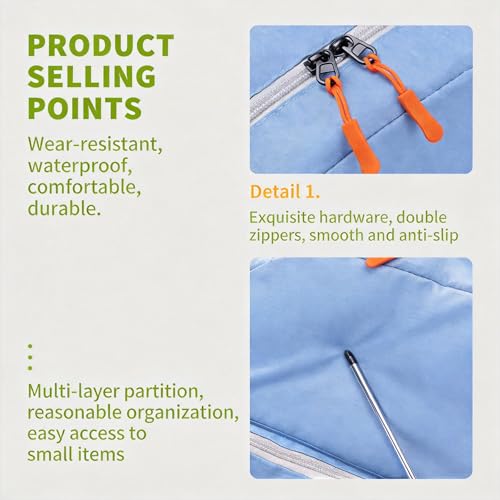 Mochila plegable resistente al agua ligera para senderismo miniatura 7