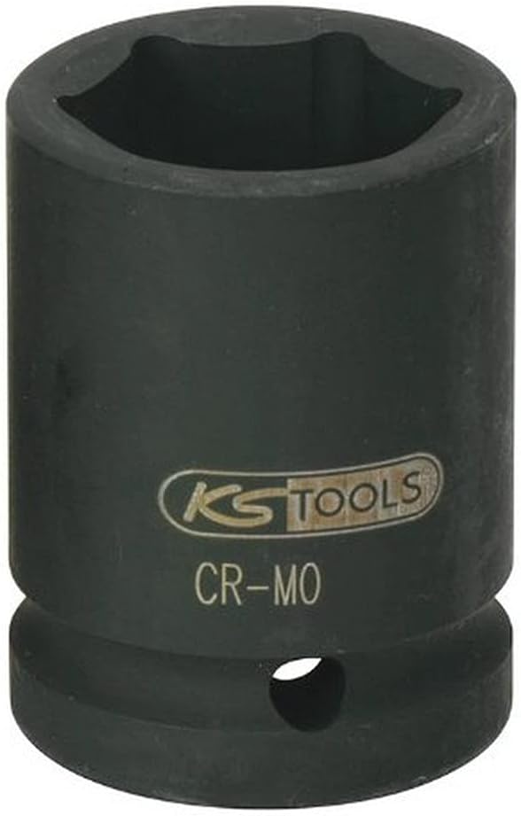 KS Tools 515.1734 Hexagon impact socket, short, 1", 34mm