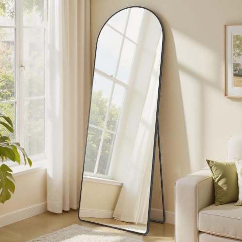 Image of SONGMICS Arched Full Length Floor Mirror with Stand, 160 x 50 cm