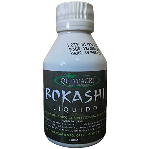 Adubo Concentrado Bokashi 100ml - Fertilizante Organico