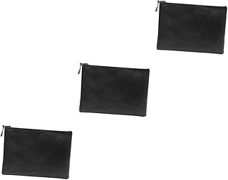 BESTOYARD 3 Peças Bolsa De Documentos Importante Porta Documentos À Prova De Fogo Bolsa De Documentos Portátil Bolsa De Documentos Bolsa De Arquivo À Prova De Fogo Pasta De Identificação De